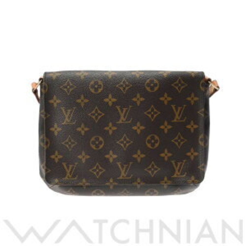 Louis Vuitton Monogram Musette Tango Short Shoulder Bag Brown Canvas Shoulder